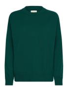 GANT Superfine Lambswool C-Neck Grön