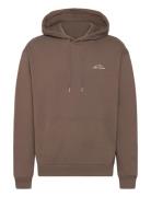 Les Deux Crew Hoodie Brun