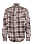 GANT Reg Flannel Plaid Shirt Kräm