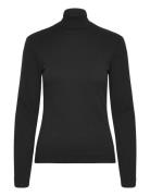 GANT Slim Rib Turtleneck Svart