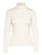 GANT Slim Rib Turtleneck Kräm