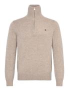 Morris Hertford Half Zip Beige