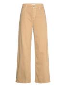 Mango Ari Wide Leg Loose Jeans Beige