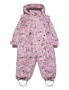 En Fant Baby Snowsuit W. Frills Rosa