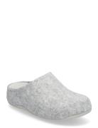 FitFlop Shuv E01 Cushy Felt Clog Slippers Grå