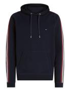 Tommy Hilfiger Global Stripe Tape Hoody Marinblå