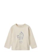 Liewood Ullrik Placement Longsleeve T-Shirt Beige