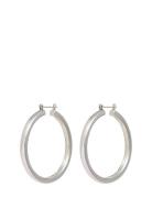 LUV AJ The Amalfi Tube Hoops-Silver Ox Silver