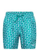 NIKE SWIM Nike M 5" Volley Short Swoosh Link Grön