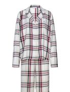 Tommy Hilfiger Gift Full Flannel Pj Set&Slipper Vit