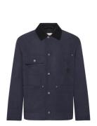 GANT Cotton Work Jacket Marinblå