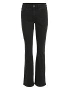 Vila Vibetty Rw Flared Jeans Blk Osc221-Noos Svart