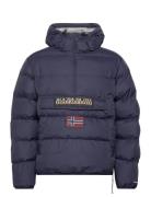 Napapijri Rainforest Puffer Anorak Marinblå