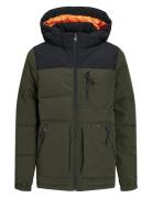 Jack & J S Jjeotto Puffer Jacket Sn Jnr Grön