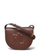 Lauren Ralph Lauren Leather Medium Witley Crossbody Brun