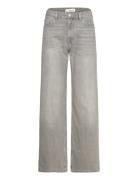 Mango Miami Medium-Rise Straight-Fit Jeans Grå