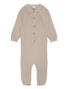 Lindex Jumpsuit Knitted Newborn Beige