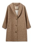 MOS MOSH Mmadelaide Herringb Coat Beige