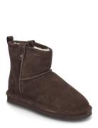 Bianco Biasnow Short Boot Suede Brun