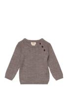 Copenhagen Colors Merino Knitted Blouse Brun