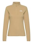 The North Face W 100 Glacier 1/4 Zip - Eu Beige