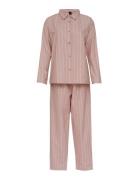 Høie Of Scandinavia Pilen Yarndyed Flannel Pyjamas Rosa