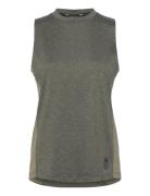 2XU Motion Sport Mesh Tank Khaki Green