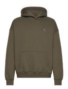 Abercrombie & Fitch Anf Mens Sweatshirts Khaki Green