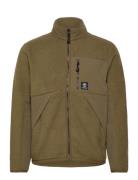 Timberland Sherpa Fleece Jacket Dark Olive Khaki Green