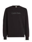 Calvin Klein Raised Line Logo Sweatshirt Svart