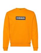 Napapijri Box Logo Sweatshirt Orange