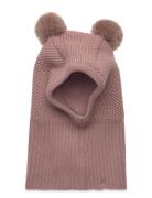 Huttelihut Balaclava Windstop W. Pompoms Rosa