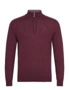 Morris Merino John Zip Burgundy