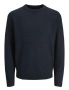 Jack & J S Jorollie Knit Crew Neck Jnr Marinblå