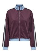 ONLY Onlwarm Up X Track Zip Jacket Pnt Burgundy