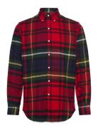 Polo Ralph Lauren Classic Fit Plaid Flannel Shirt Röd