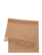 GANT Wool Woven Scarf Beige