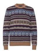 Tommy Hilfiger Gifting Wool Blend Fairisle C Nk Blå