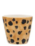 Anna + Nina Leopard Espresso Cup Brun