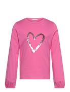 Tom Tailor Reversible Sequins Longsleeve Rosa