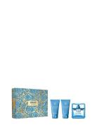 Versace Fragrance Gift Set Eau Fraiche Edt + Shower Gel + After Shave ...