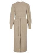 Vila Vitulle L/S Midi Knit Dress/Ka Beige