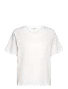 Monki Round Neck Tshirt Vit