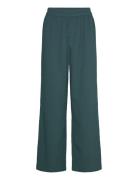 Monki High Waist Straight Leg Trousers Grön