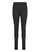 Monki Oki High Waist Tight Jeans Svart