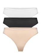 Lindex Brief 3 Pack Polly Thong Regul Multi/patterned