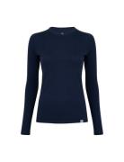 Danish Endurance Women's Merino Long Sleeved Shirt Marinblå