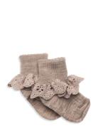 Mp Denmark Lea Socks - Lace Beige