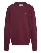 GANT Shield Lambswool C-Neck Burgundy