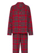 Hunkemöller Pj Flannel Twill Check Röd